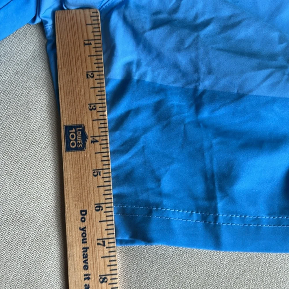 NWOT QuikSliver Men's Two-Tone Blue Swim BoardShorts‎ with liner Size L